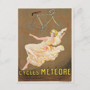 Postal Cartel de la época de los Ciclos Météore de 1926