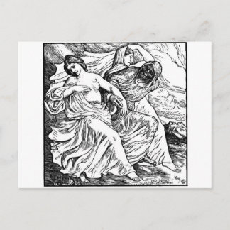 Postal Cartel de la muerte y los bailarines