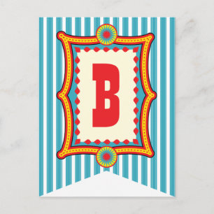 Postal Cartel de la pancarta del Fiesta de la banda de ca