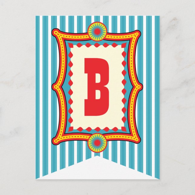 Postal Cartel de la pancarta del Fiesta de la banda de ca (Anverso)