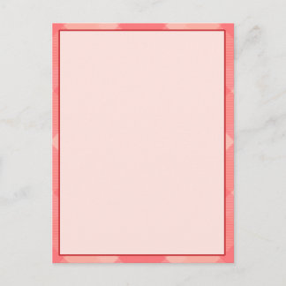 Postal Cartel de la tipografía en blanco rosado