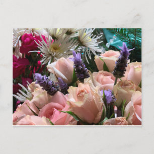 Postal Cartel de las flores de Mardi Gras ©dianeheller201