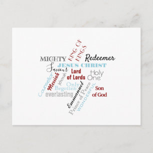 Postal Cartel de los Navidades Jesús