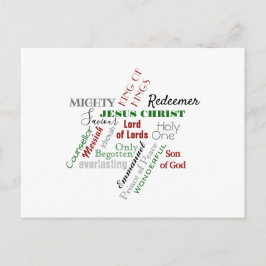 Postal Cartel de los Navidades Jesús