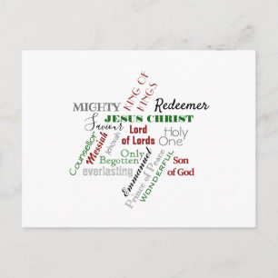 Postal Cartel de los Navidades Jesús