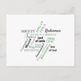 Postal Cartel de los Navidades Jesús