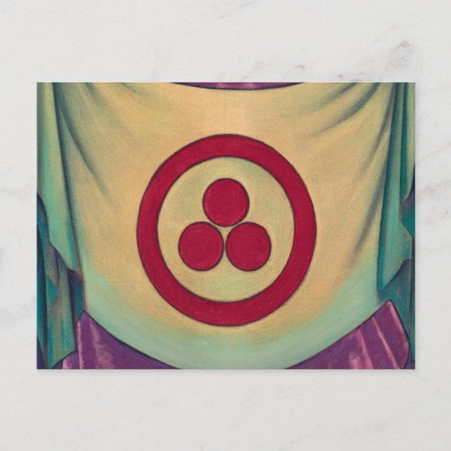 Postal Cartel de paz de Nicholas Roerich (Anverso)