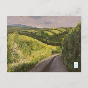 Postal Cartel de pintura de Devon Countryside Exeter Engl