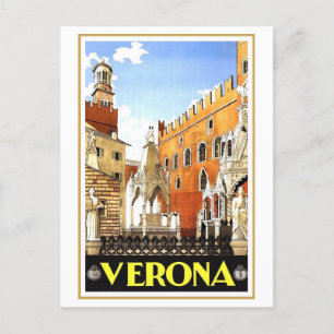 Postal Cartel de póster de Viaje de Verona