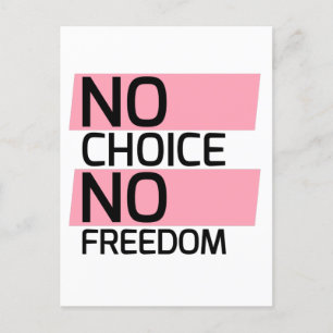 Postal Cartel de protesta de Texan Pro Choice