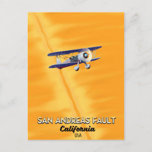 Postal Cartel de San Andreas de California USA Travel.