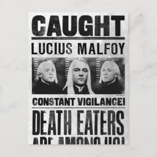 Postal Cartel de Se Busca Lucius Malfoy