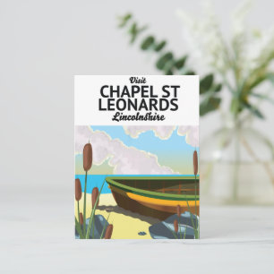 Postal cartel de vacaciones de chapel st leonards, Lincol