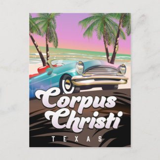 Postal cartel de vacaciones de Corpus Christi Texas