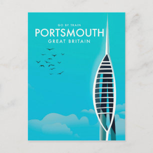 Postal Cartel de vacaciones de Gran Bretaña en Portsmouth