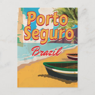 Postal Cartel de vacaciones en Porto Seguro Brasil