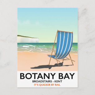 Postal Cartel de viaje a Botany Bay, Broadstairs Kent pla