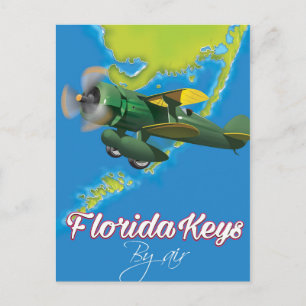 Postal cartel de viaje a Florida Keys