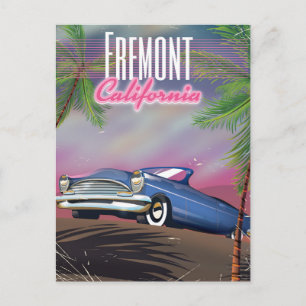Postal Cartel de viaje a Fremont California