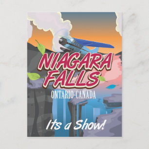 Postal Cartel de viaje a Niagara Falls Ontario Canadá