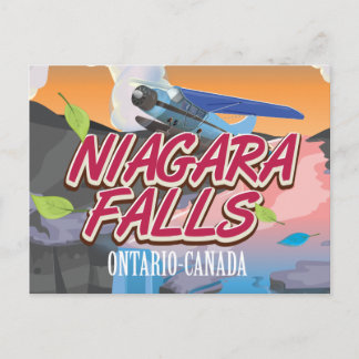 Postal Cartel de viaje a Niagara Falls Ontario Canadá