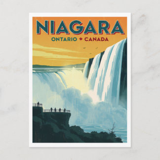 Postal Cartel de viaje a Niagara Falls Ontario Canadá