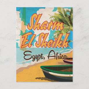 Postal Cartel de viaje antiguo de Sharm El Sheikh - Egipt