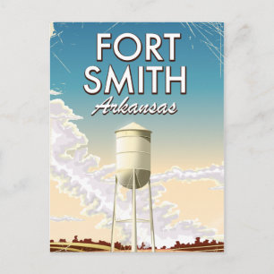 Postal Cartel de viaje de Fort Smith Arkansas