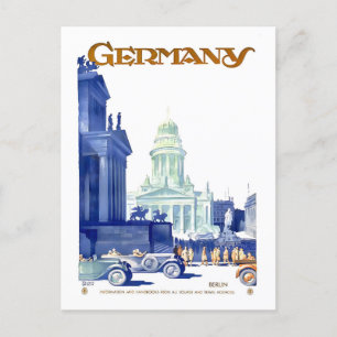Postal Cartel de viaje de la Vieja Berlín, Alemania