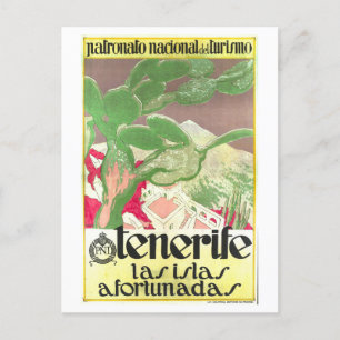 Postal Cartel de Viaje de Tenerife Vieja