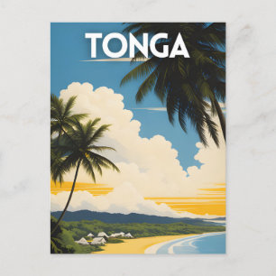 Postal Cartel de viaje de Tonga