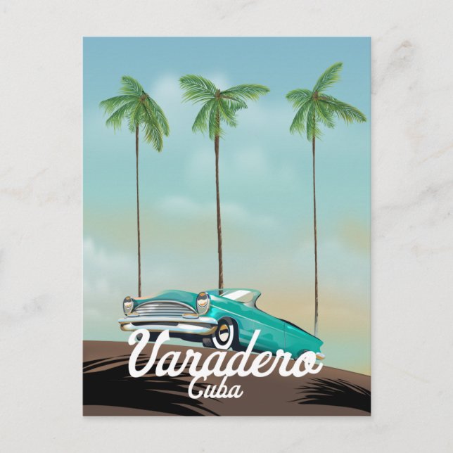 Postal Cartel de viaje de Varadero Cuba (Anverso)
