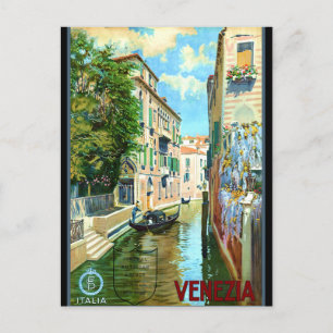 Postal Cartel de Viaje de Venecia