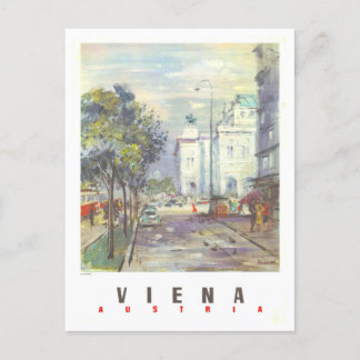 Postal Cartel de Viaje de Viena Austria