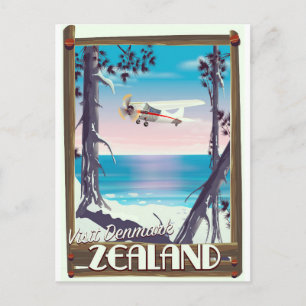 Postal cartel de viaje de Zelanda Dinamarca