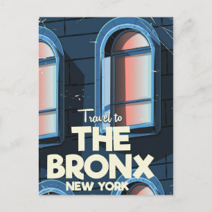Postal Cartel de viaje del Bronx en Nueva York