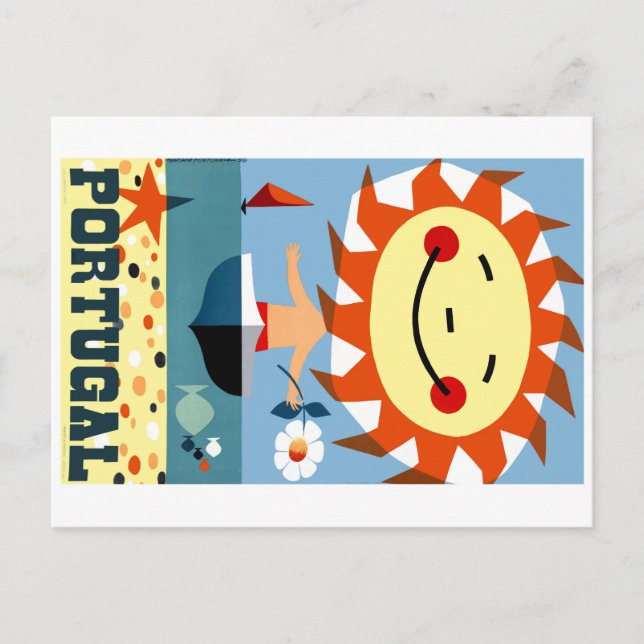 Postal Cartel de viaje marítimo de Portugal de la época d (Anverso)