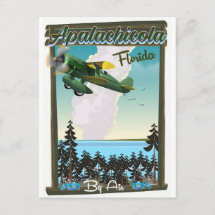 Postal Cartel de vuelo del Bosque Nacional Apalachicola F