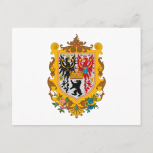Postal Cartel del escudo de armas de Berlín (1871)