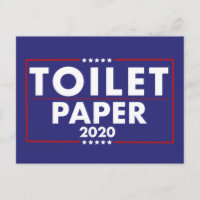Cartel humorístico de la sátira del papel higiénic