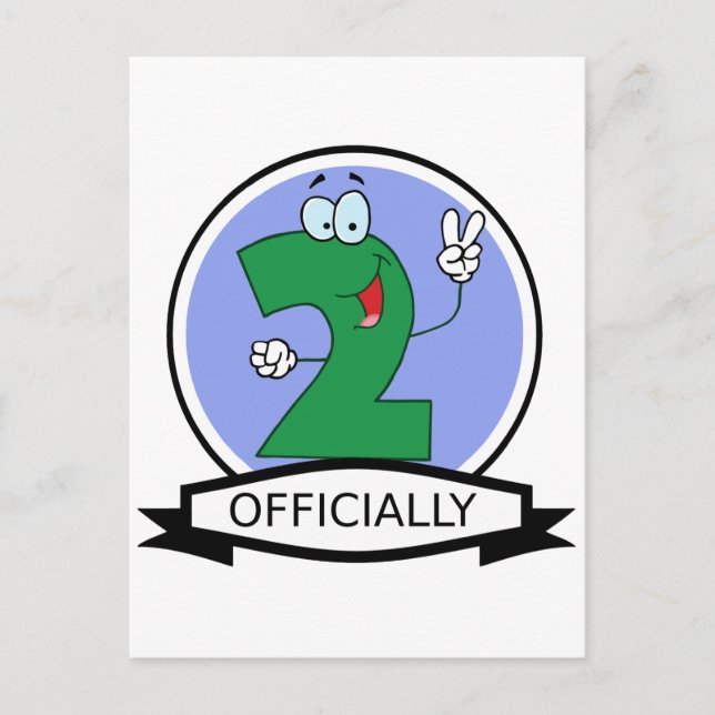 Postal Cartel oficial de cumpleaños 2 (Anverso)