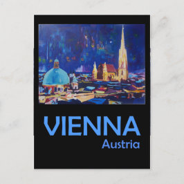 Postal Cartel Retro de Viena Austria