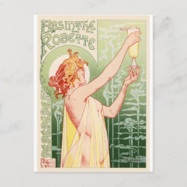 Postal Cartel vintage de Absinthe Robette - Alcohol