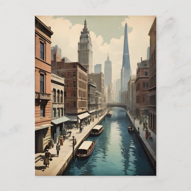 Postal Cartel vintage de Sydney (Anverso)