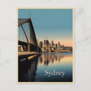 Postal cartel vintage de Sydney