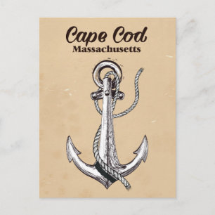 Postal Cartel vintage de viaje a Cape Cod Massachusetts