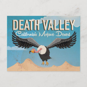 Postal Cartel vintage de viaje de dibujos animados de Dea