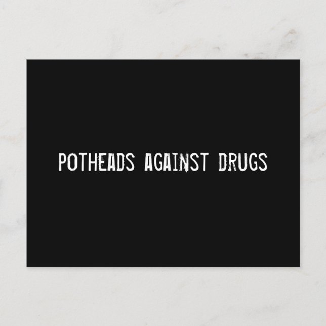 Postal carteles contra las drogas (Anverso)