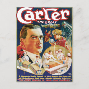 Postal Carter El Gran Anuncio Magístico Vintage