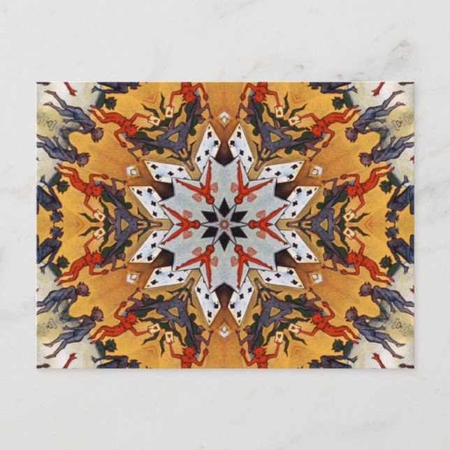 Postal Carter el gran Kaleidoscopio (Anverso)